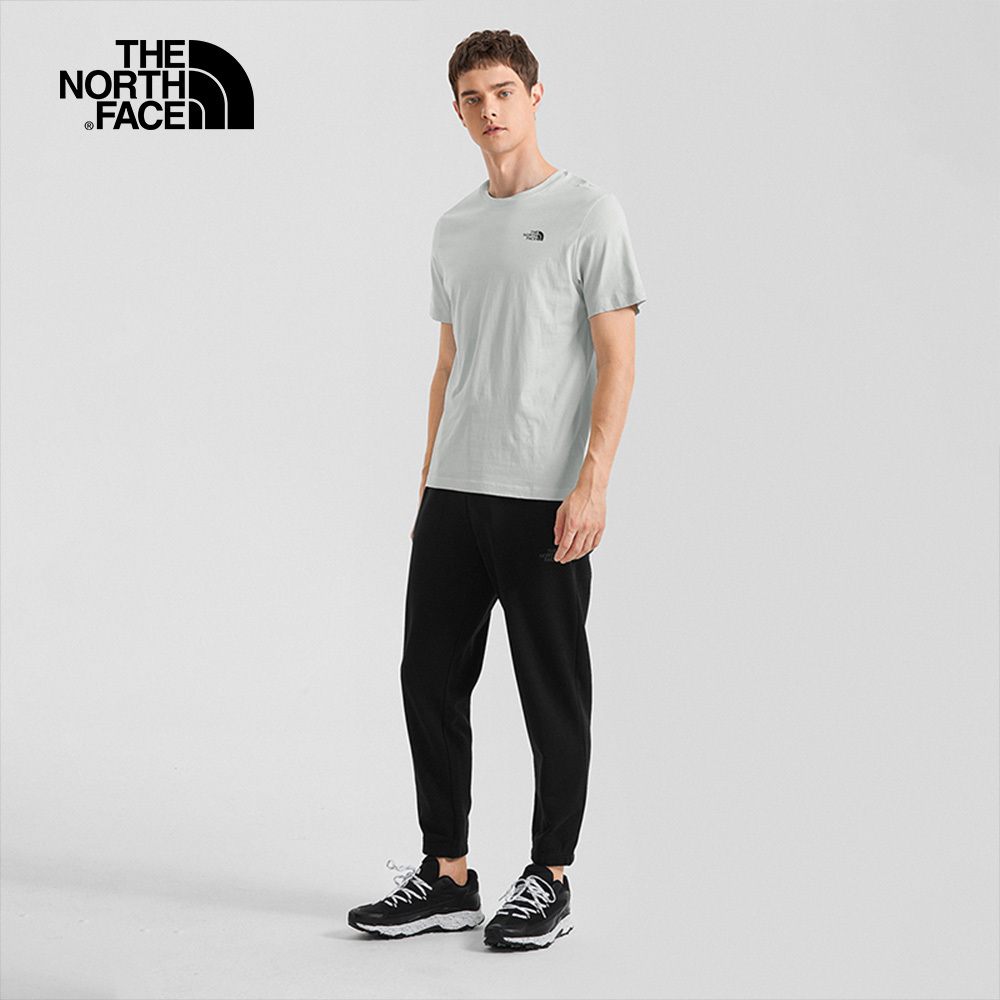 The North Face北面男款黑色舒適戶外休閒運動長褲｜7QUWJK3