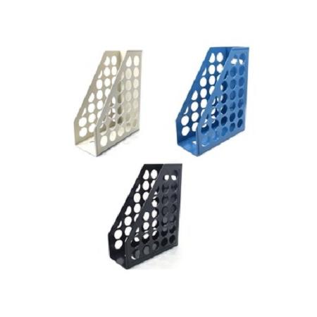 開放式圓孔雜誌箱(隨機出貨不挑色)※因超商取貨材積限制，購買4個以上，請選擇宅配。