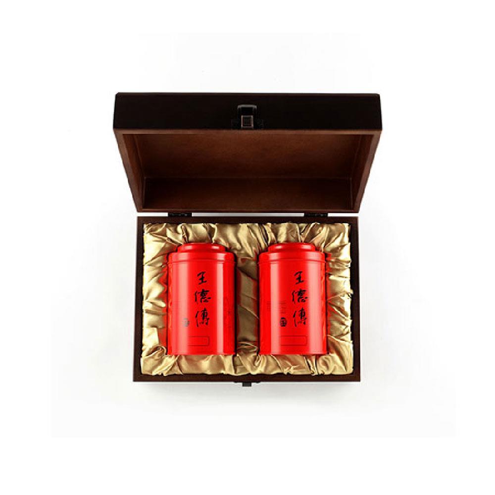 【官網限定】德傳經典木盒(杉林溪高山烏龍150g+阿里山烏龍150g)