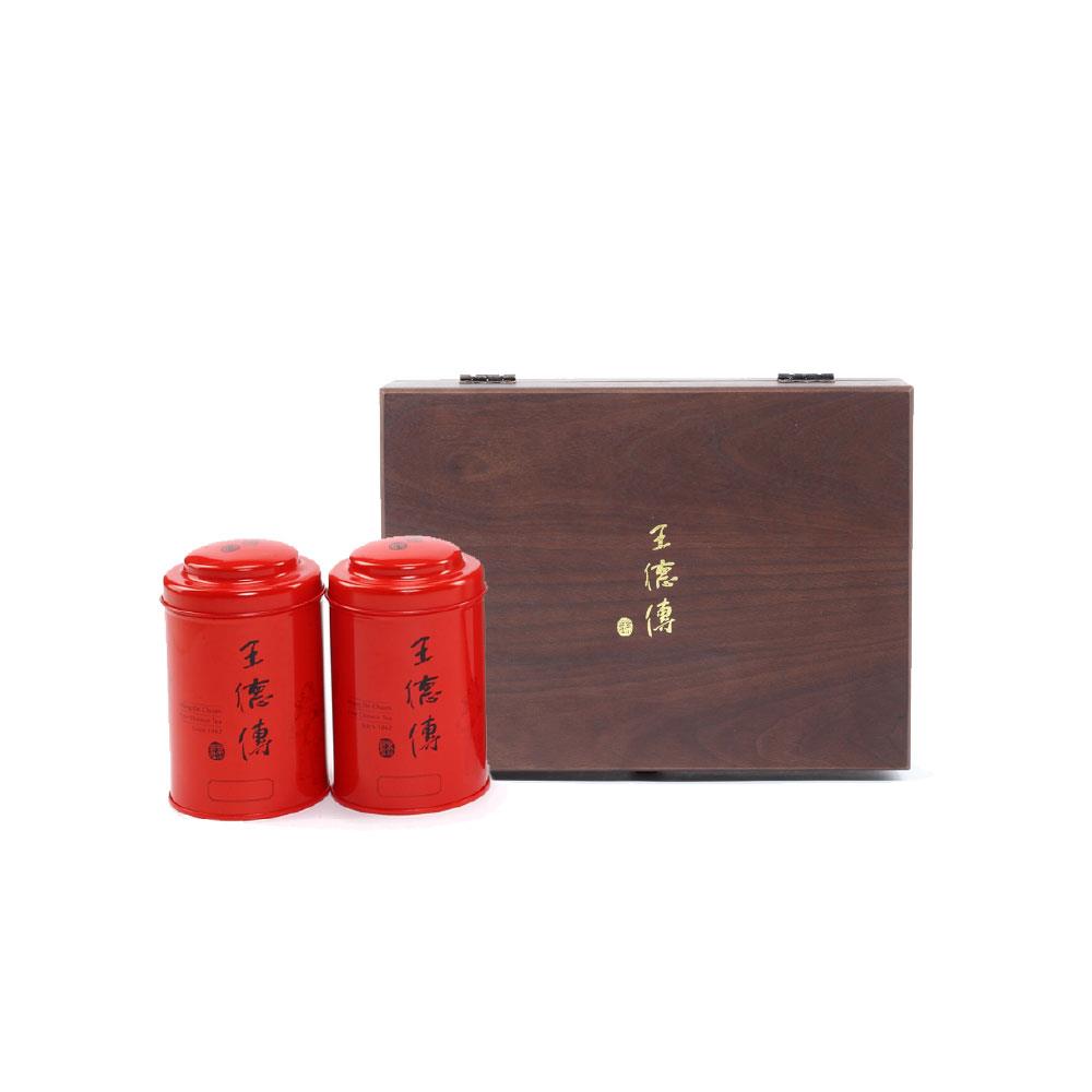 【官網限定】德傳經典木盒(大禹嶺高山烏龍150g+梨山烏龍150g)