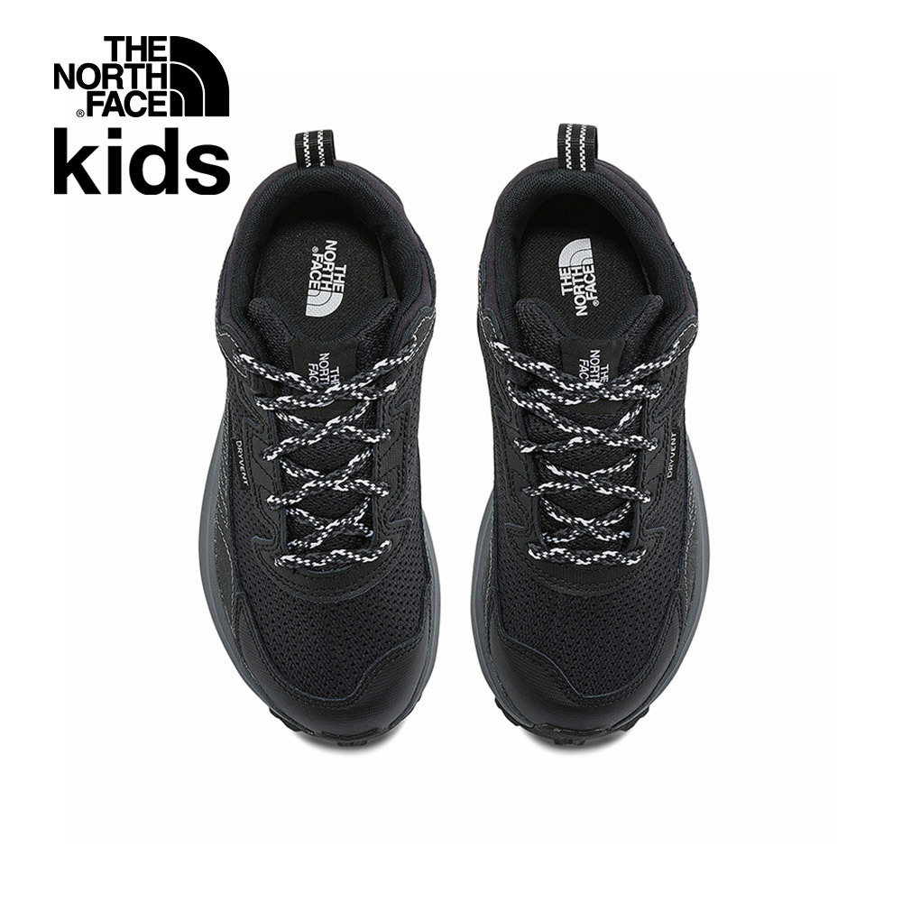 The North Face北面兒童黑色防水透氣休閒徒步鞋｜5LXGKX7