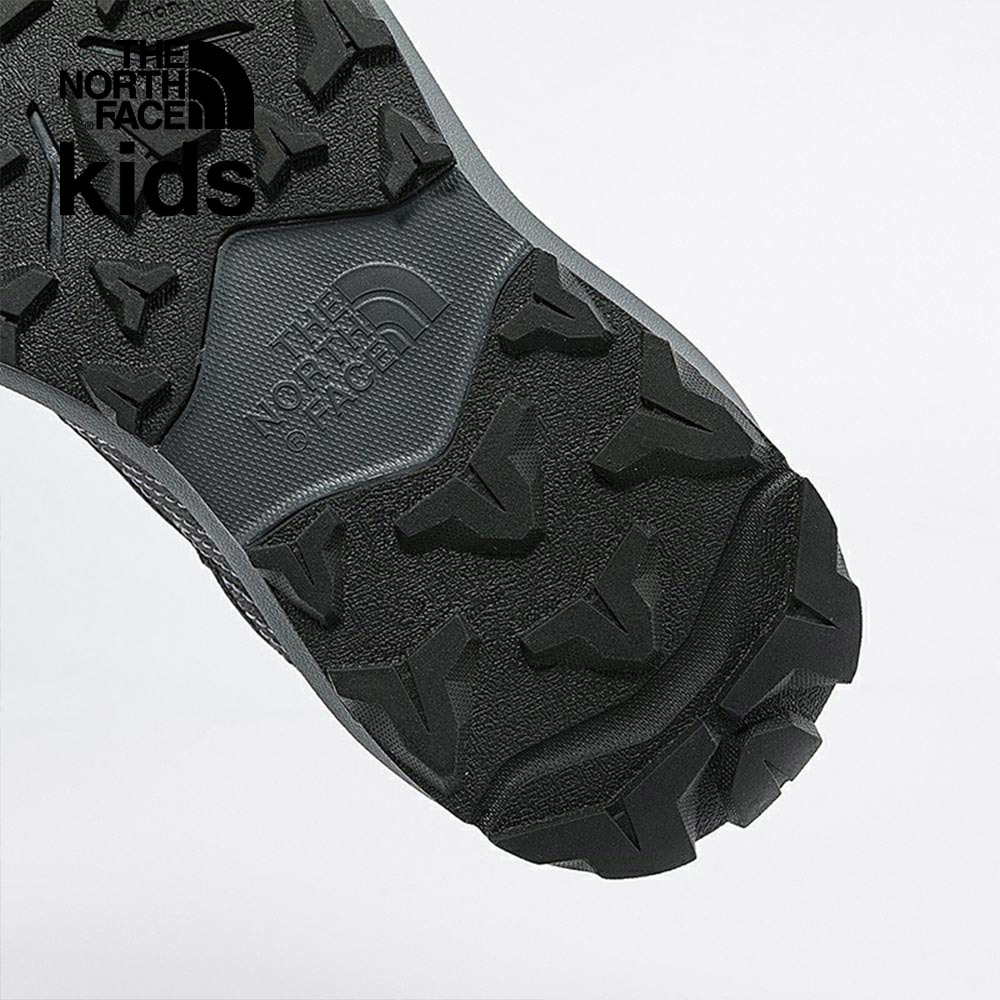The North Face北面兒童黑色防水透氣休閒徒步鞋｜5LXGKX7