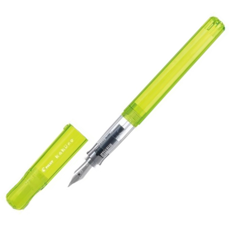 PILOT百樂 微笑鋼筆透明款-家族系列 嬰兒黃(M尖/F尖)