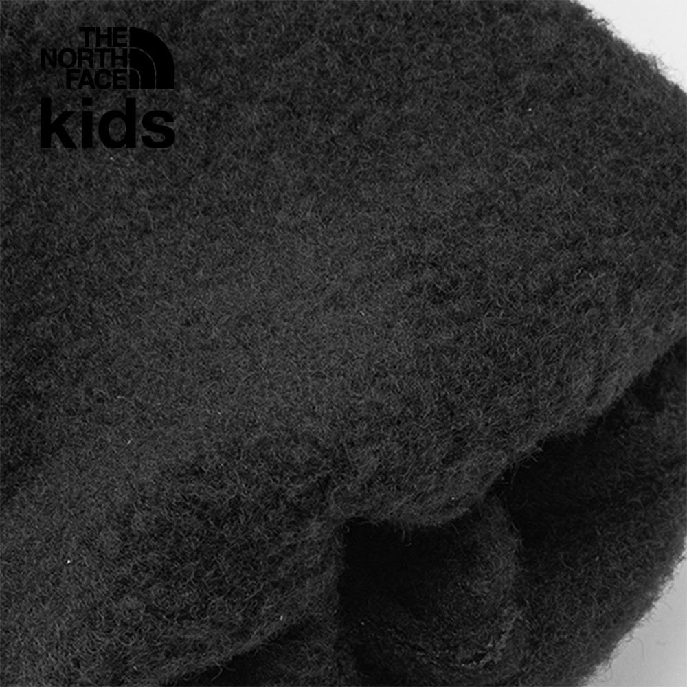 The North Face北面兒童黑色保暖可觸控五指手套｜7WGEJK3