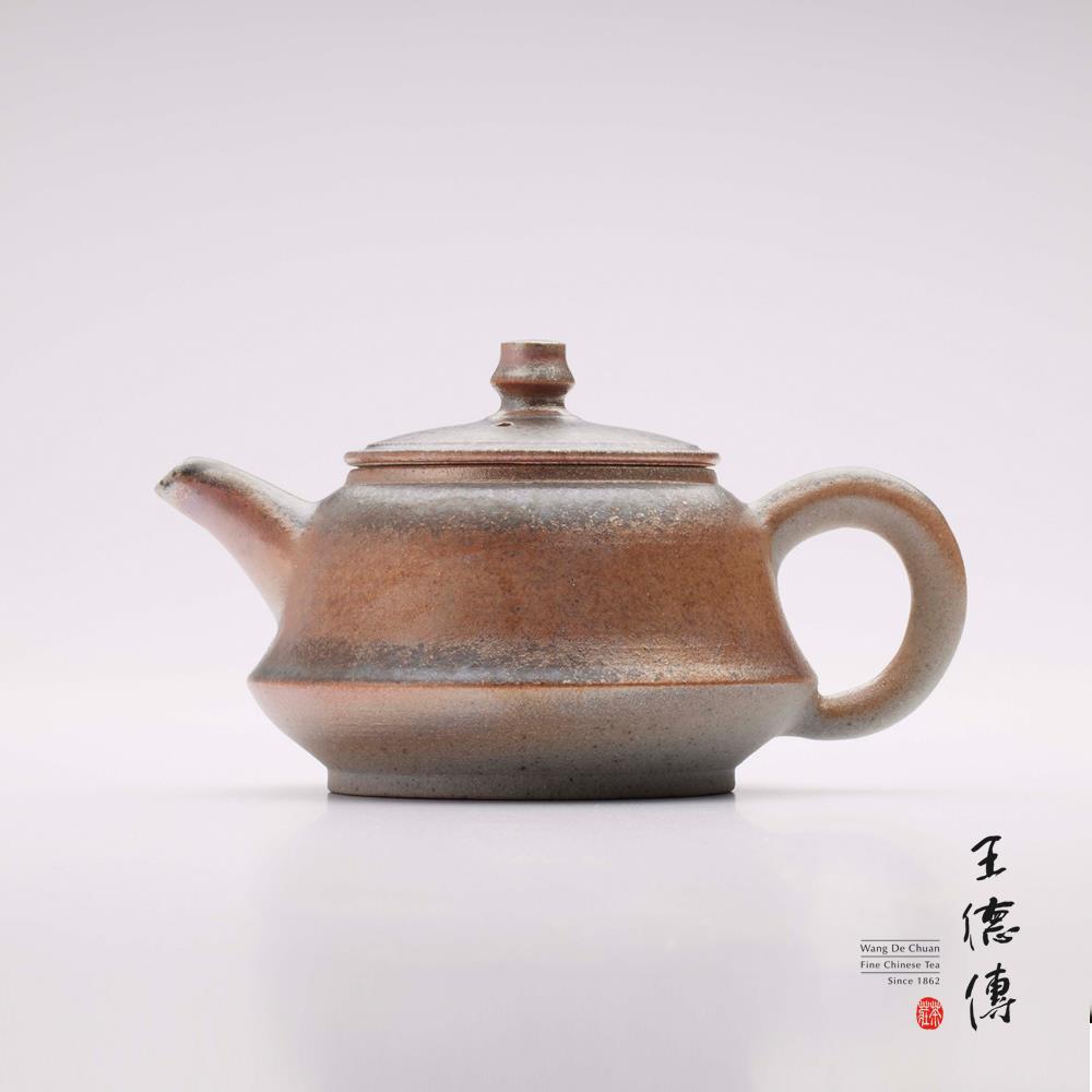 王德傳名家系列-柴燒鐘壺