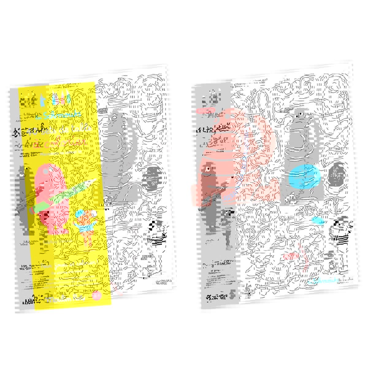 法國 Moulin Roty 手繪奇趣怪誕塗鴉紙（40張）