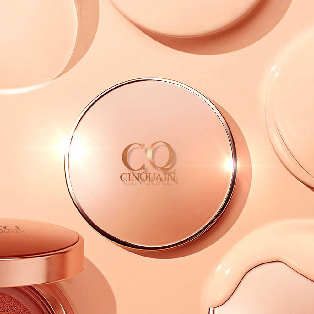 【小明星大跟班推薦 女神氣墊】CQ思珂 璀璨粉嫩光氣墊粉餅SPF50★★★(2色任選)-禹安推薦