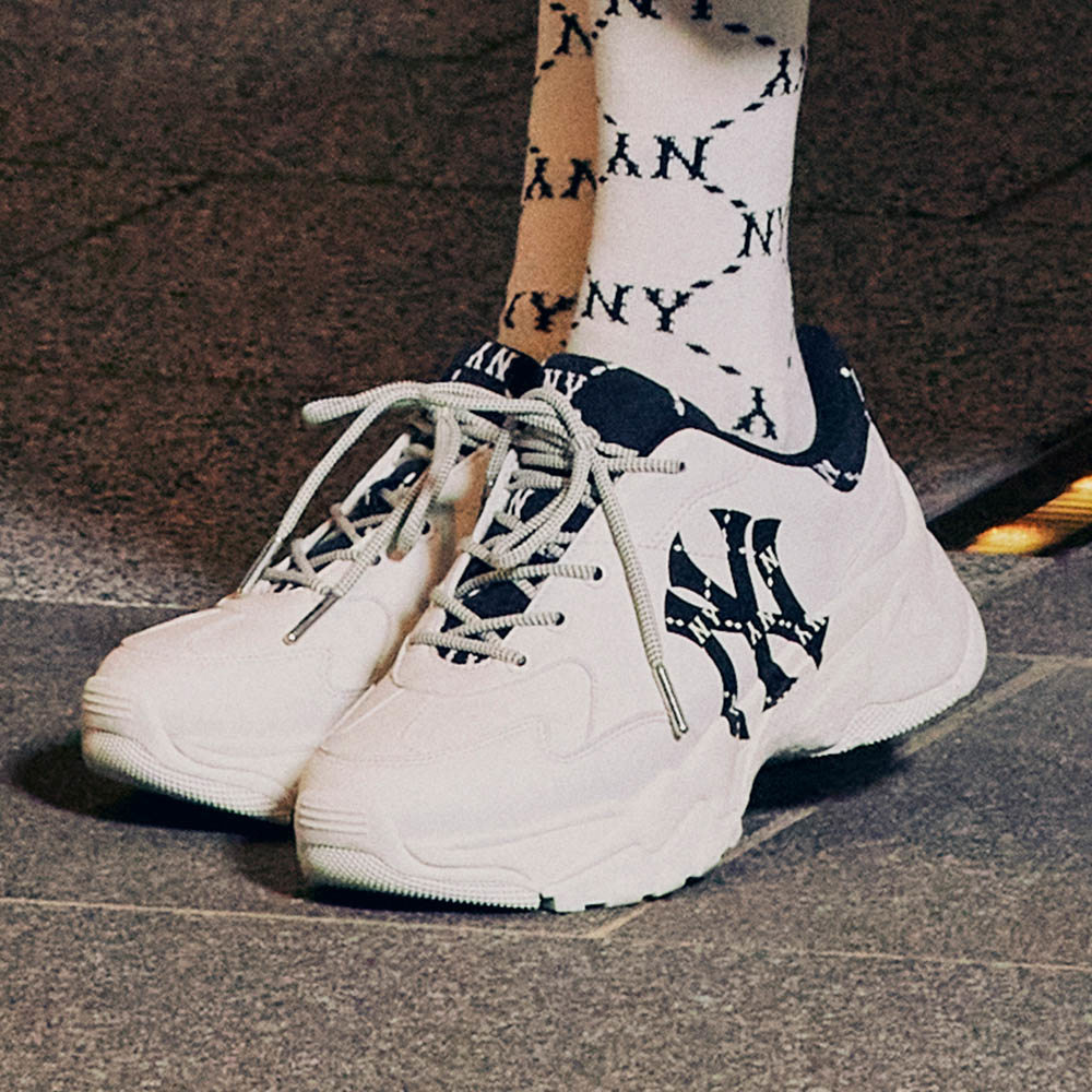 MLB Korea MLB Monogram厚底老爹鞋 增高鞋 Big Ball Chunky系列 紐約洋基隊