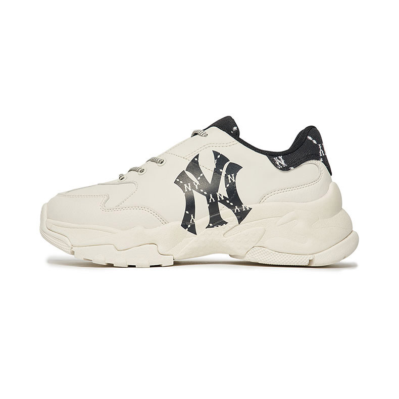 MLB Monogram厚底老爹鞋 增高鞋 Big Ball Chunky系列 紐約洋基隊 (3ASHCDM2N-50BKS)