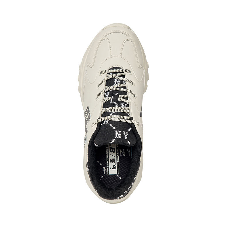 MLB Monogram厚底老爹鞋 增高鞋 Big Ball Chunky系列 紐約洋基隊 (3ASHCDM2N-50BKS)