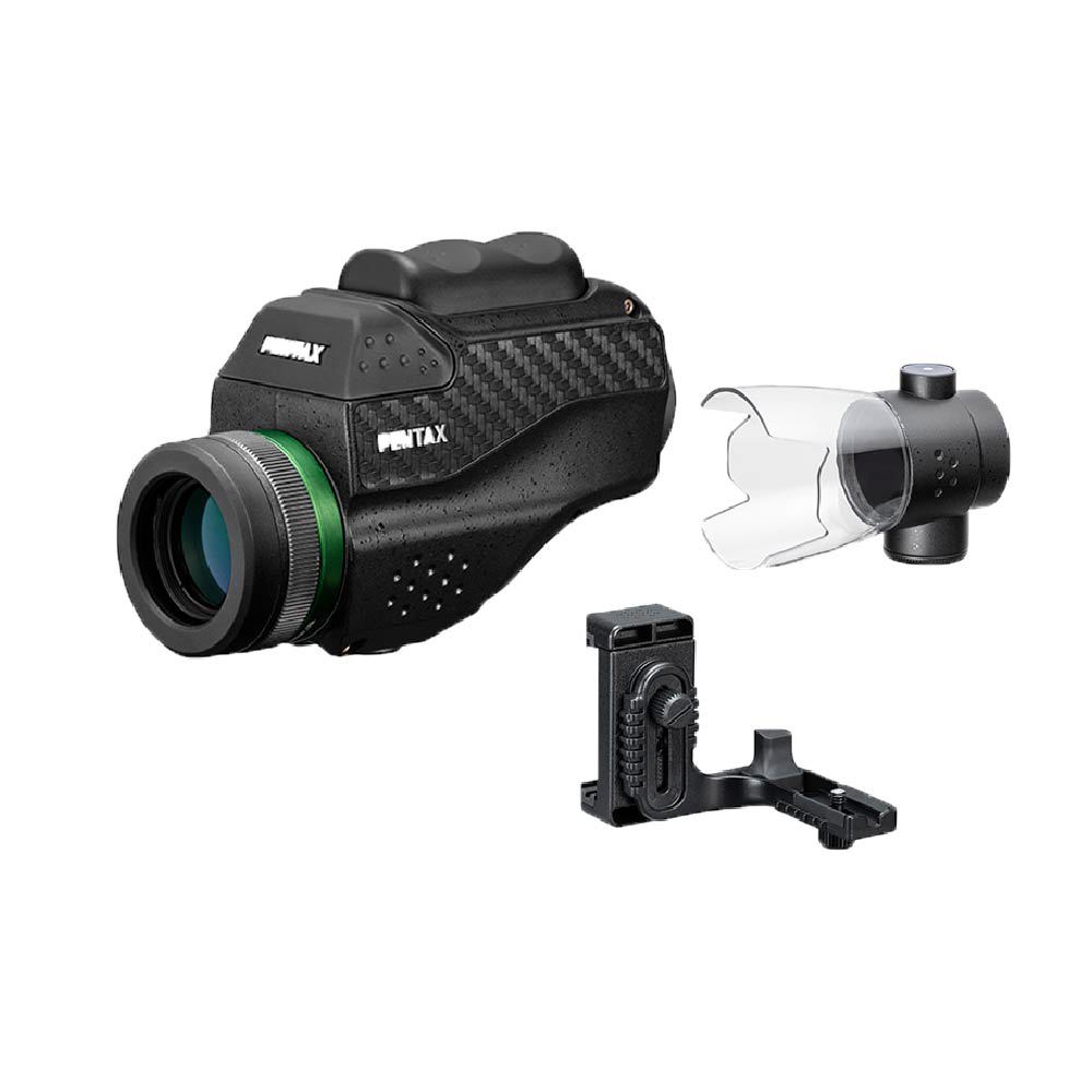 PENTAX 賓得士 VM 6x21 WP 防水微距單筒望遠鏡-顯微攝影組(台灣總代理公司貨)