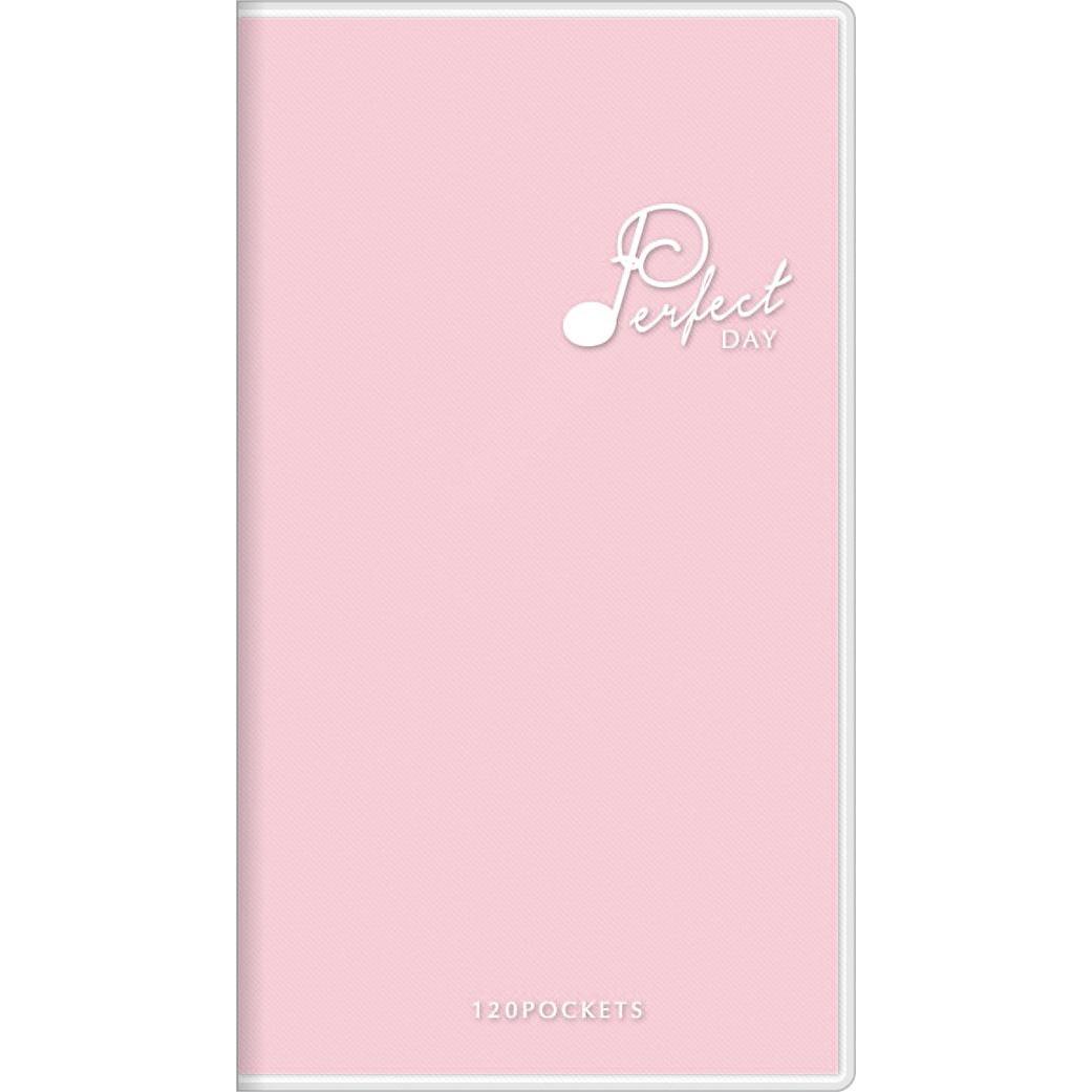 四季SEASON 極簡PVC名片冊120入-粉音