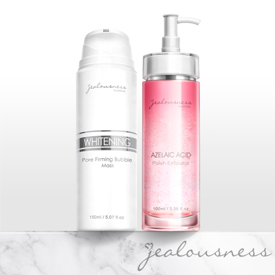 杜鵑花酸去角質精華露100ml+灰熊厲害瞬白泡泡面膜150ml