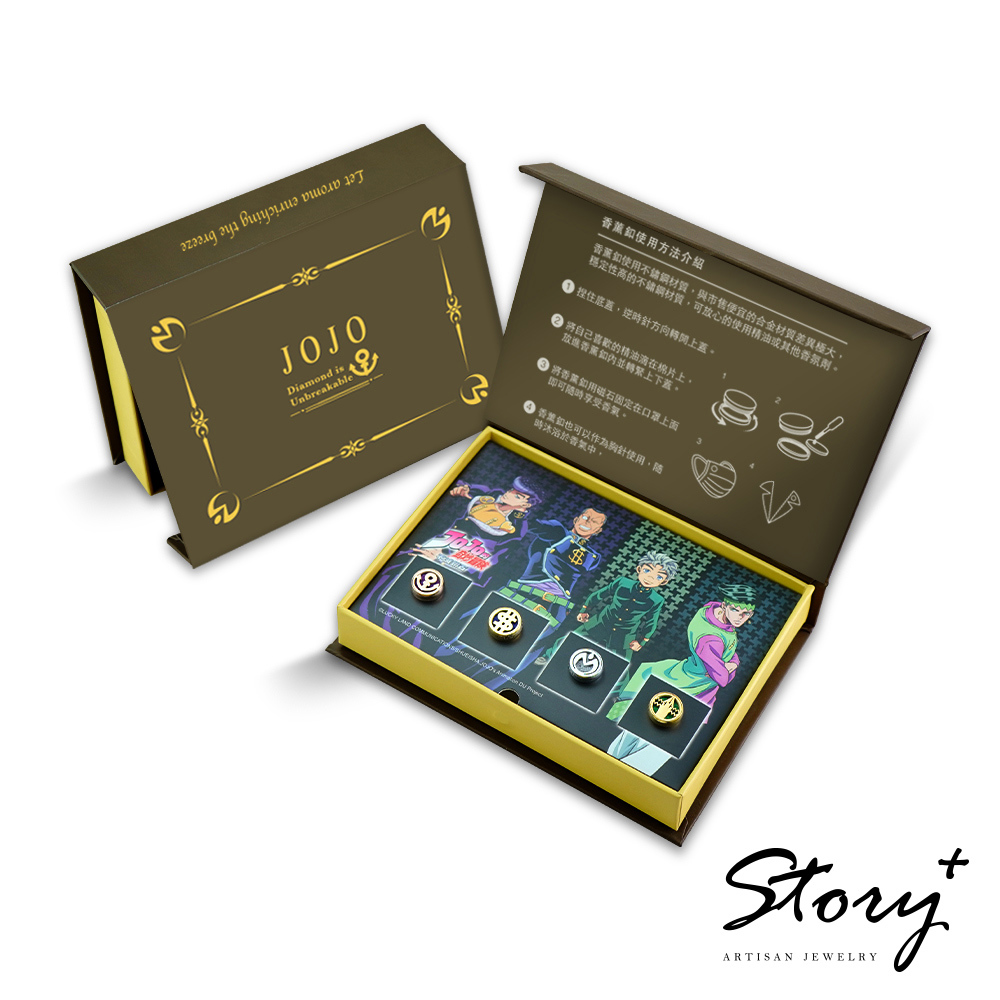 JoJo的奇妙冒險-口罩香氛釦-JOJO_Ⅲ