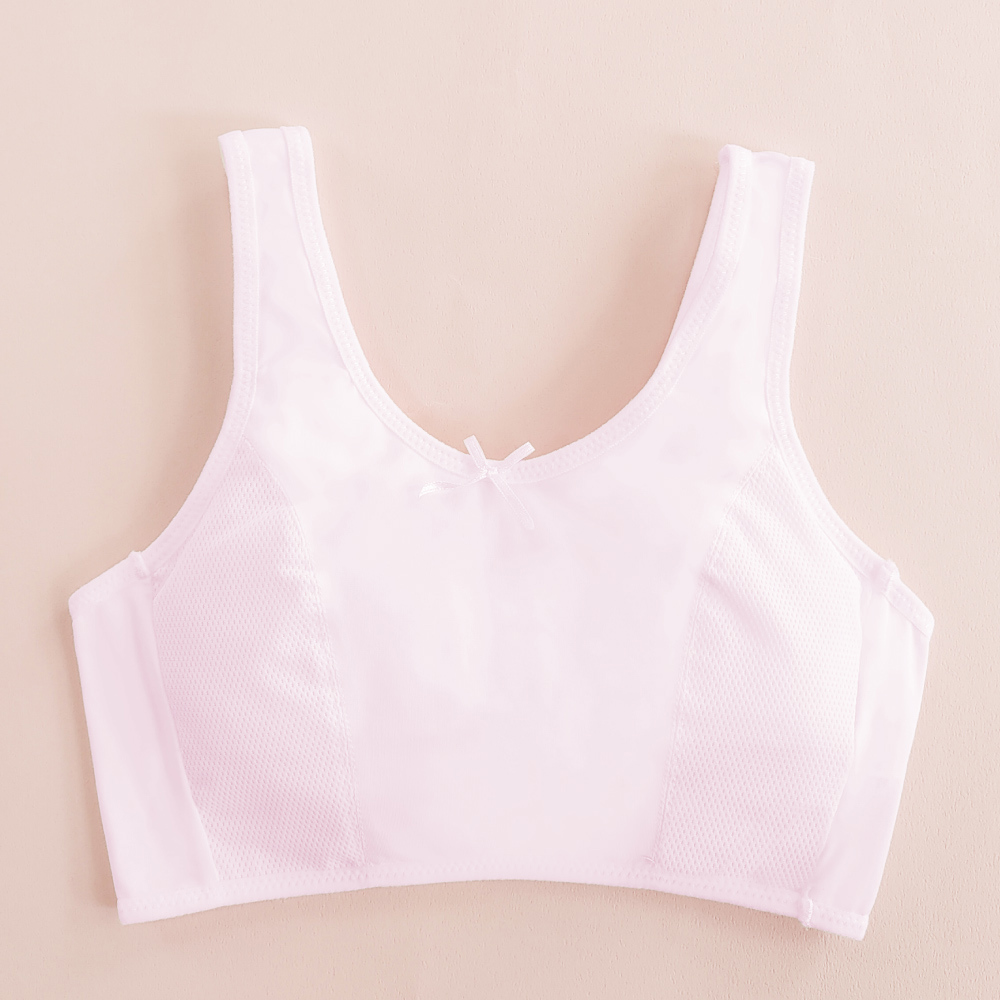 【Clany可蘭霓】 無鋼圈無感粉色少女S-Q/2XL 內衣 成長型 涼感 6988-31