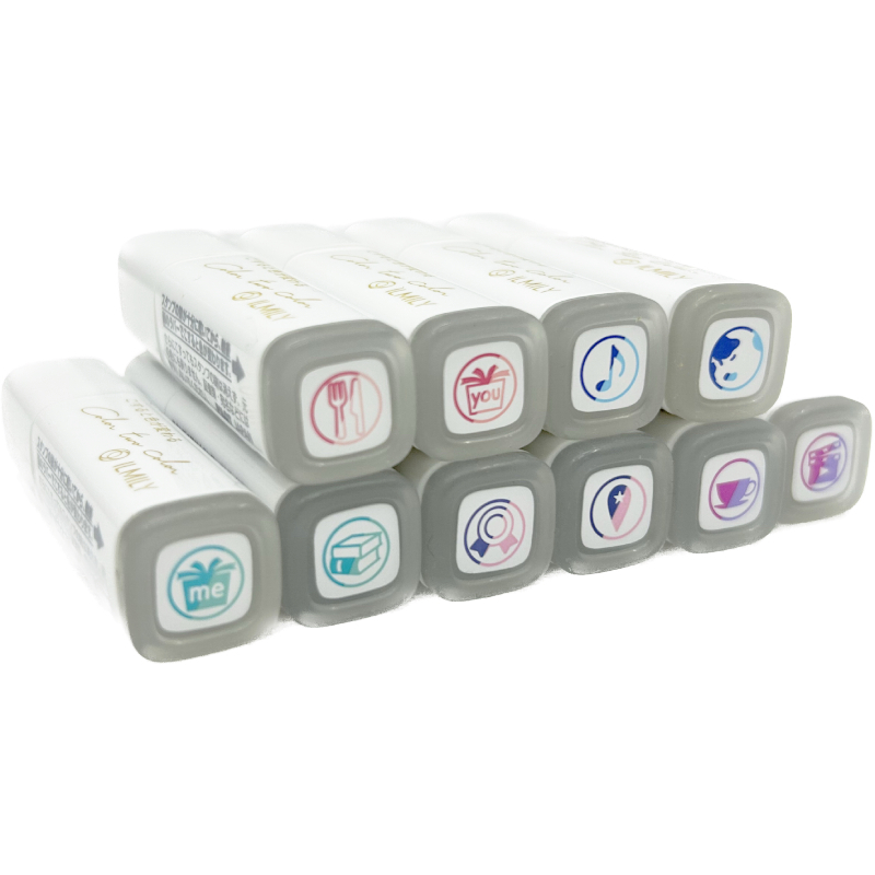 百樂 SPIL15S ILMILY魔擦印章-咖啡/吃飯/禮物A/禮物B/地點/勳章/書/地球/音符/電影