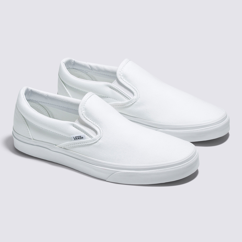 Classic Slip-On 全白色滑板鞋