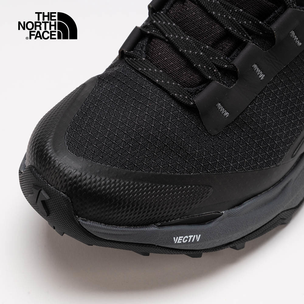 【10/26 12點限時搶購】The North Face北面男款黑灰色防水透氣VECTIV中底抓地徒步鞋｜7W6CNY7
