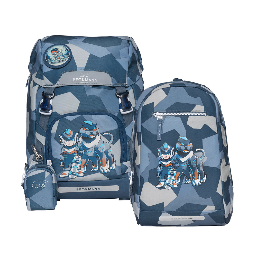 Classic 22L 兒童護脊書包兩件組 - 光速Tiger