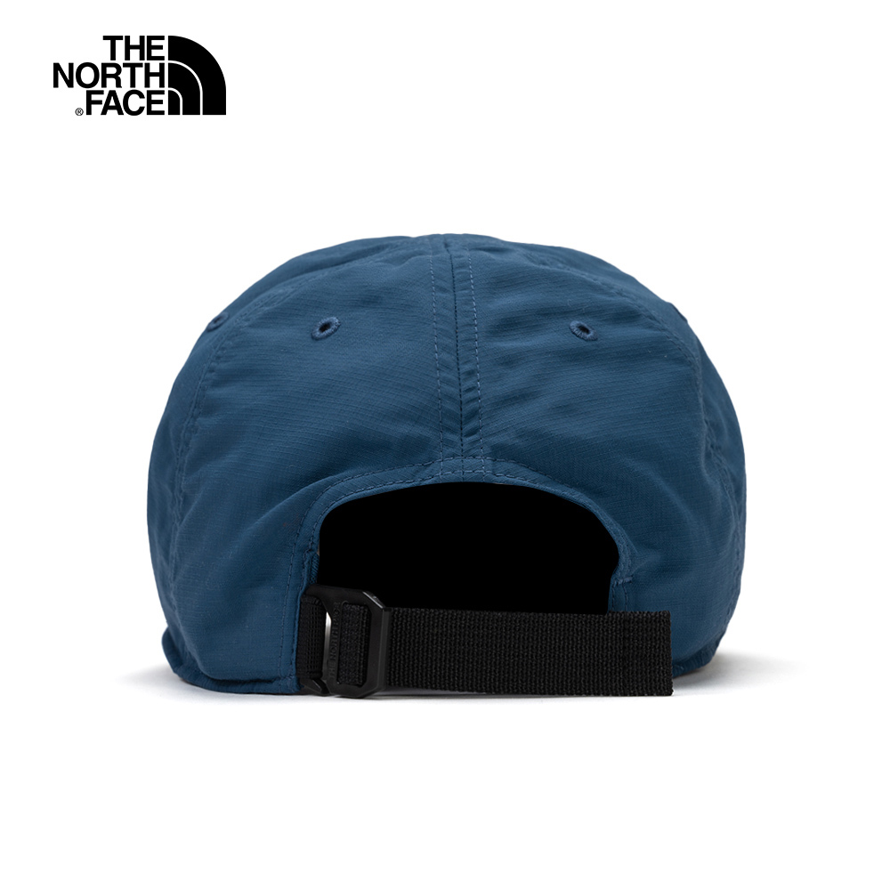 The North Face北面男女款藍色簡約LOGO休閒運動帽｜5FXLHDC