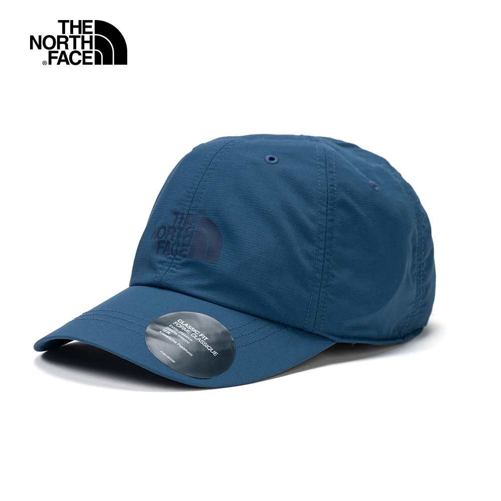The North Face北面男女款藍色簡約LOGO休閒運動帽｜5FXLHDC
