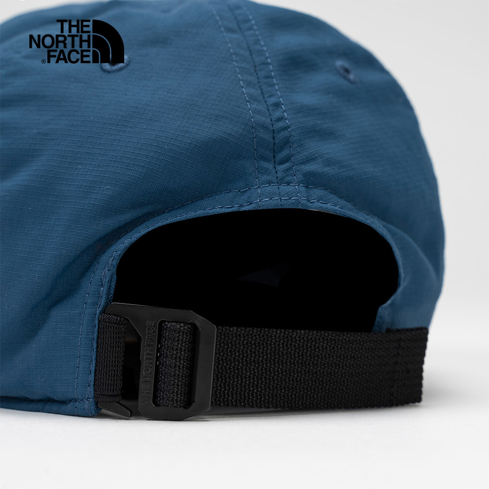 The North Face北面男女款藍色簡約LOGO休閒運動帽｜5FXLHDC