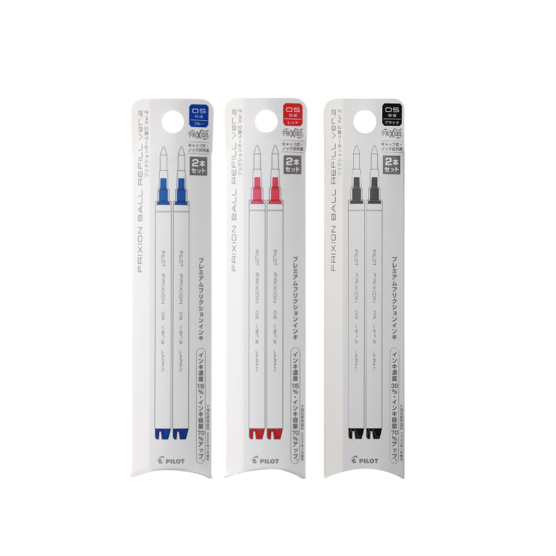 百樂PILOT ZONE魔擦芯2入 0.5(LFBKRF50EF)-藍/紅/黑