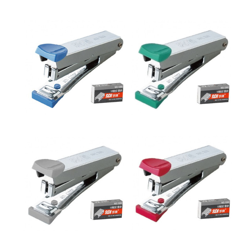 手牌 1102CA簡約實用型訂書機-附針(隨機出貨)