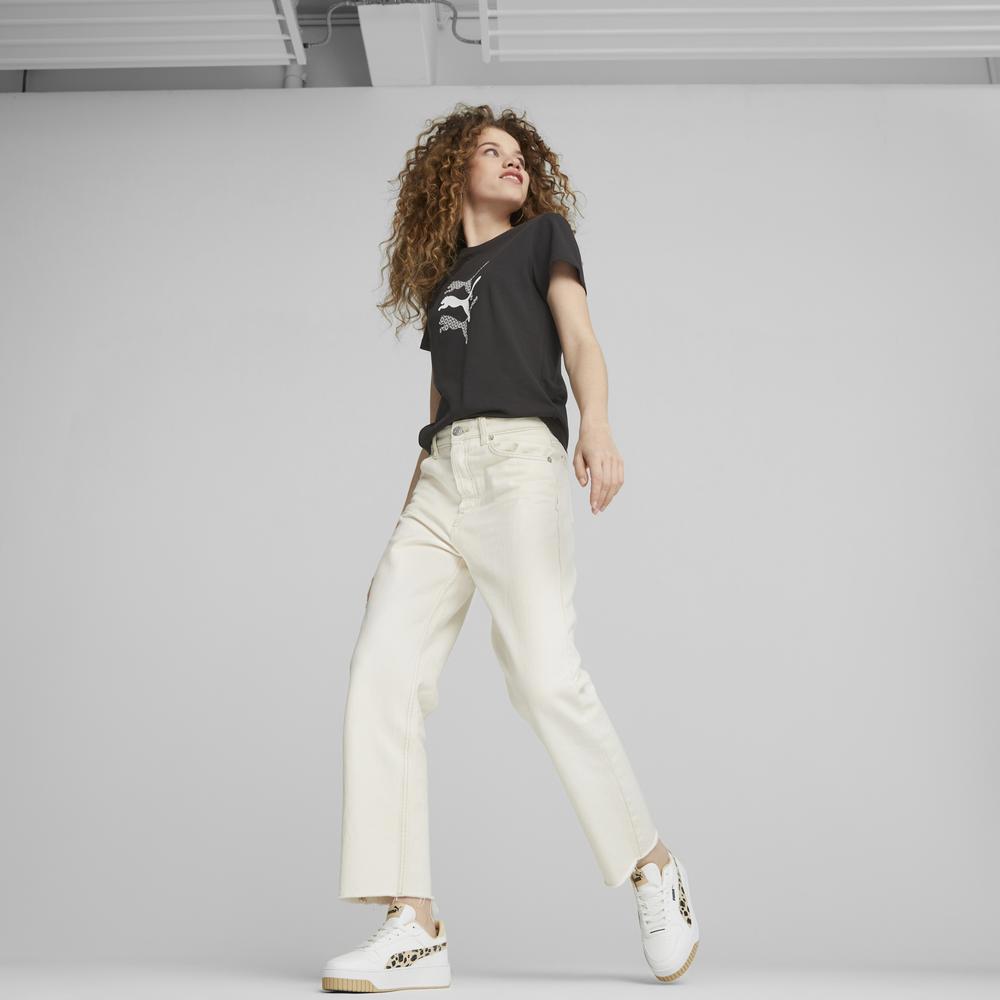 PUMA 基本系列雷射雕花短袖T恤 女性