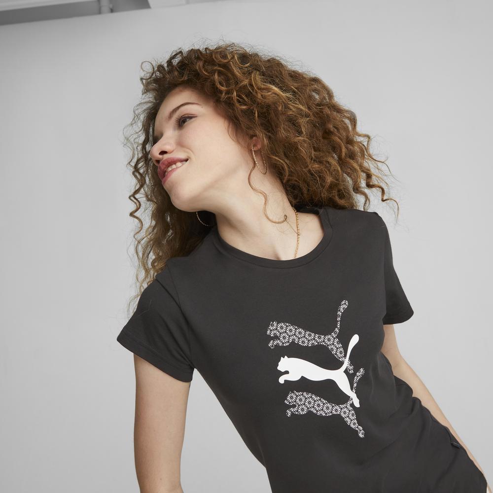 PUMA 基本系列雷射雕花短袖T恤 女性