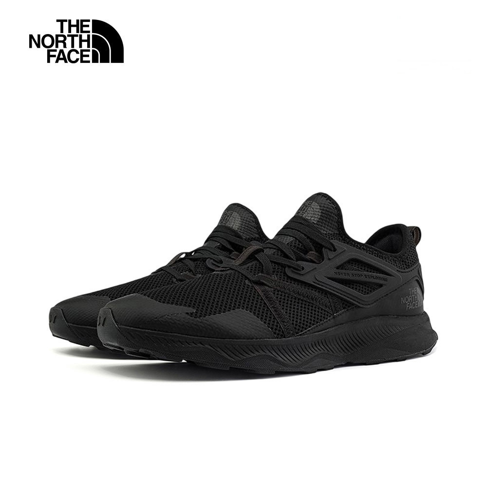 The North Face北面男款黑色舒適透氣抓地徒步鞋｜7W5SKX7