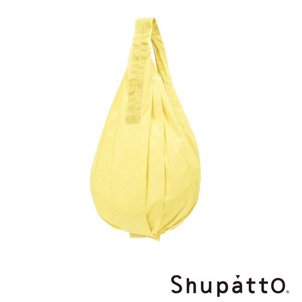 【Shupatto】水滴型素色秒收環保啪啪包-中-檸檬黃 (SH-S460LC-XAY1)