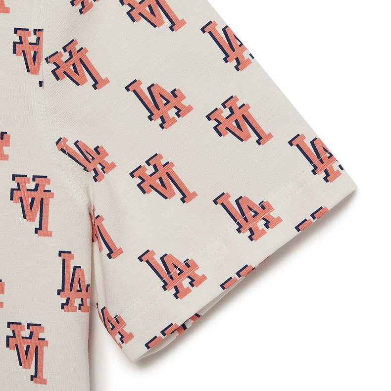 MLB 連身裙 洋裝 長版上衣 Monogram系列 洛杉磯道奇隊 (3FOPM0133-07CRS)