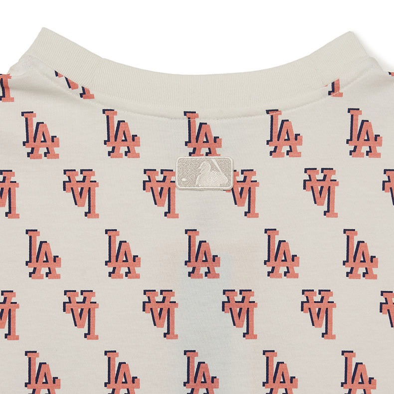 MLB 連身裙 洋裝 長版上衣 Monogram系列 洛杉磯道奇隊 (3FOPM0133-07CRS)