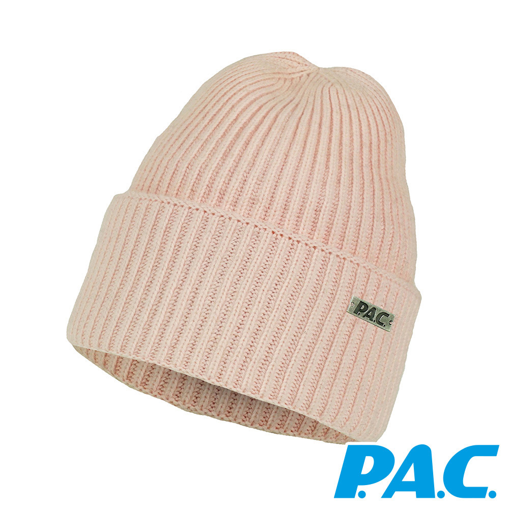 【PAC 德國】GIZME喀什米爾羊毛帽(PAC30101012蜜桃粉/透氣/保暖/針織帽)