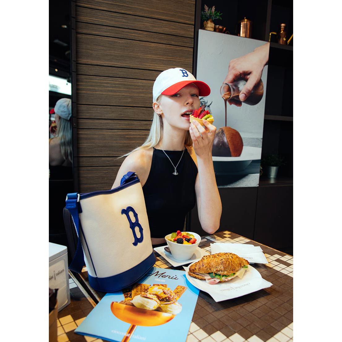 MLB 帆布托特包 水桶包 波士頓紅襪隊 (3ABMS072N-43CRS)