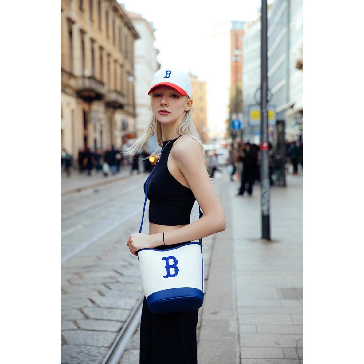 MLB 帆布托特包 水桶包 波士頓紅襪隊 (3ABMS072N-43CRS)