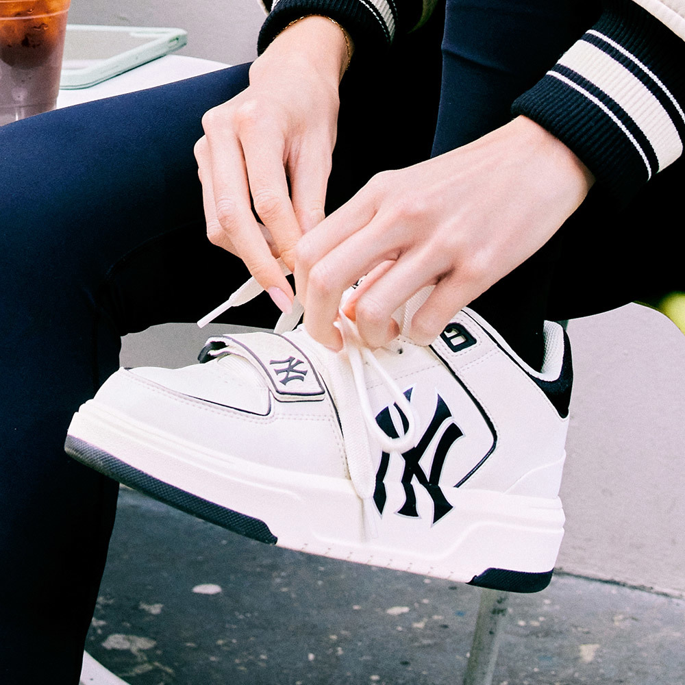 MLB Korea MLB 老爹鞋 學長鞋 Chunky Liner系列 紐約洋基隊(3ASXLMB3N-50BK