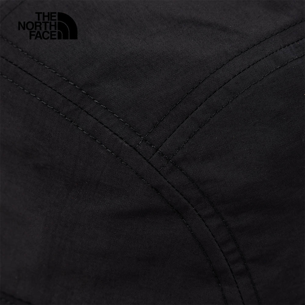 【10/26 00點限時搶購】The North Face北面男女款黑色防風防潑水壓邊印花漁夫帽｜7WHAJK3