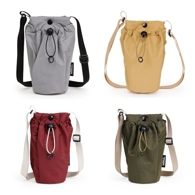 Hellolulu 環保REIKI斜背包-胡桃/紅梨/蔥綠/靜灰