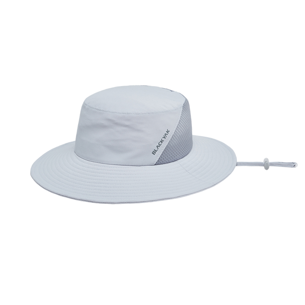 【BLACKYAK】SIDE MESH透氣圓盤帽(淺灰)-側邊透氣布料/登山帽|CB1NAF04|2BYHTS3911