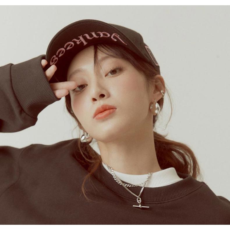 MLB 菱標棒球帽 紐約洋基隊 可調整式 (3ACP8501N-50BKS)