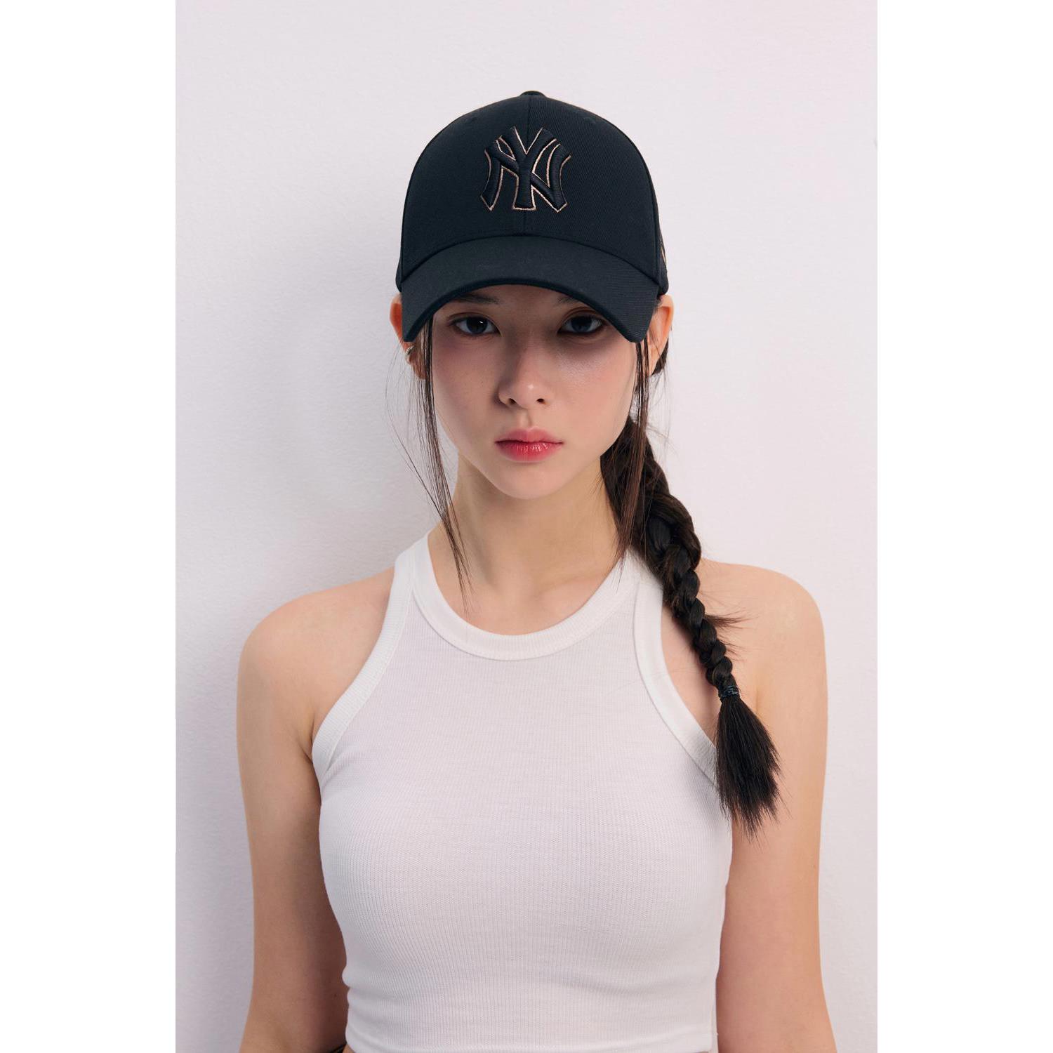 MLB 可調式硬頂菱標棒球帽 紐約洋基隊 (3ACP8501N-50GOS)