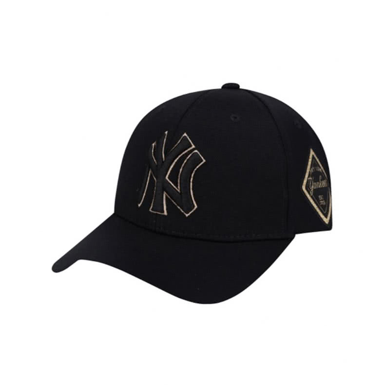 MLB 可調式硬頂菱標棒球帽 紐約洋基隊 (3ACP8501N-50GOS)