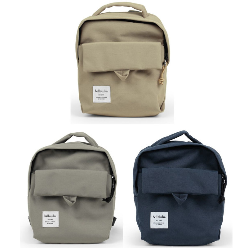 Hellolulu CARTER Lt.環保系列迷你多功能後背包-淺灰/淺卡其/寶石藍