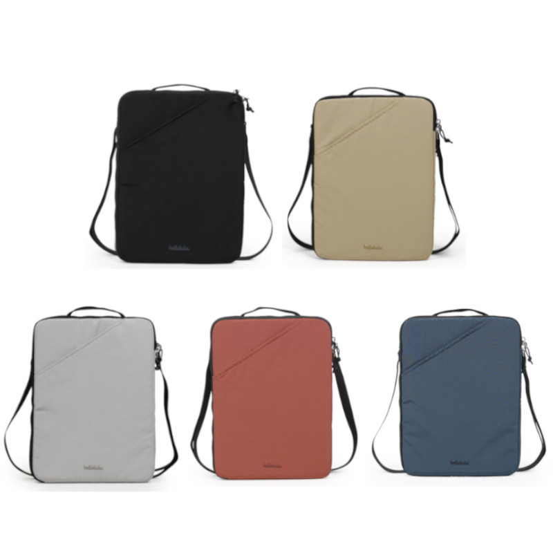Hellolulu 環保ERLE 3way收納袋(13吋)-黑/藍灰/卡其/橘/霧灰