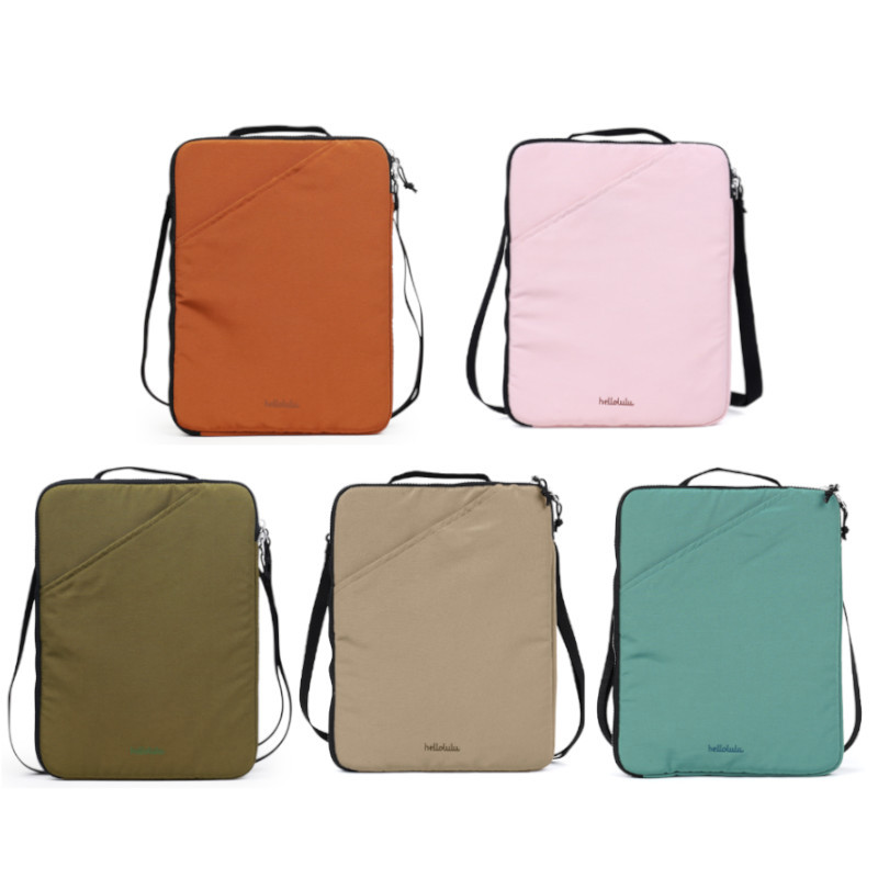 Hellolulu 環保ERLE 3way收納袋(13吋)-酪梨/薑餅/淺粉/藍綠/淺卡其