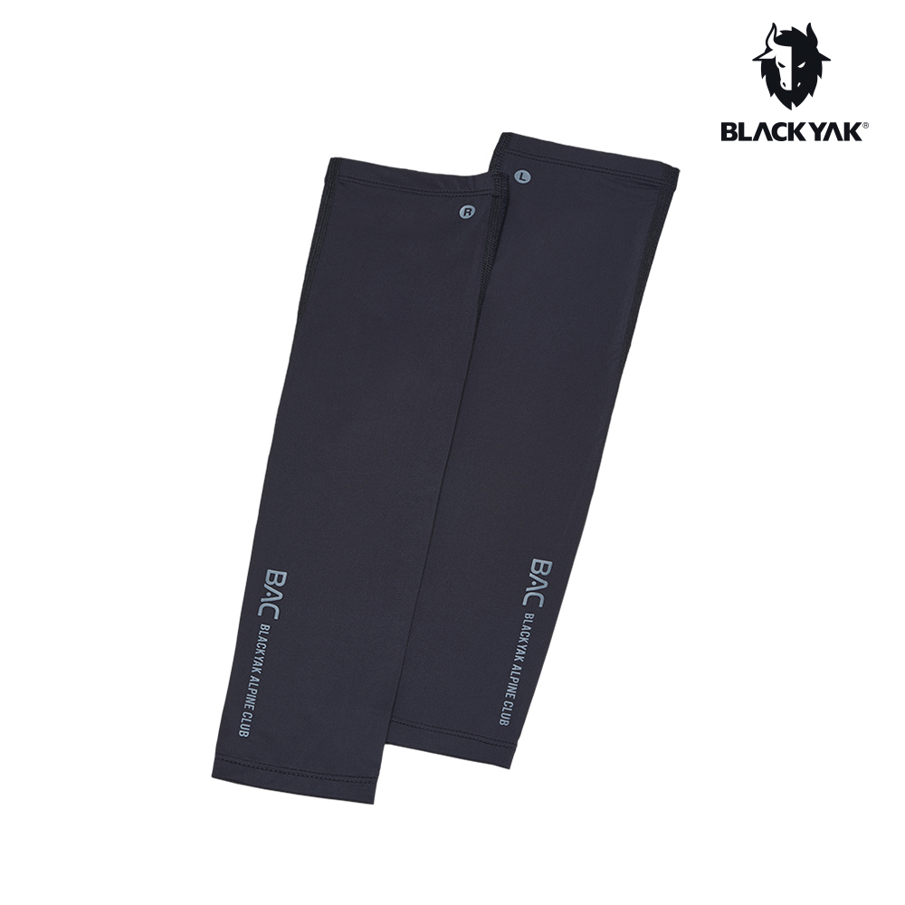 【BLACKYAK】AQUAX MESH涼感袖套(黑色)-尼龍涼感/內側透氣面料|CB1NAM02|2BYXXX3905