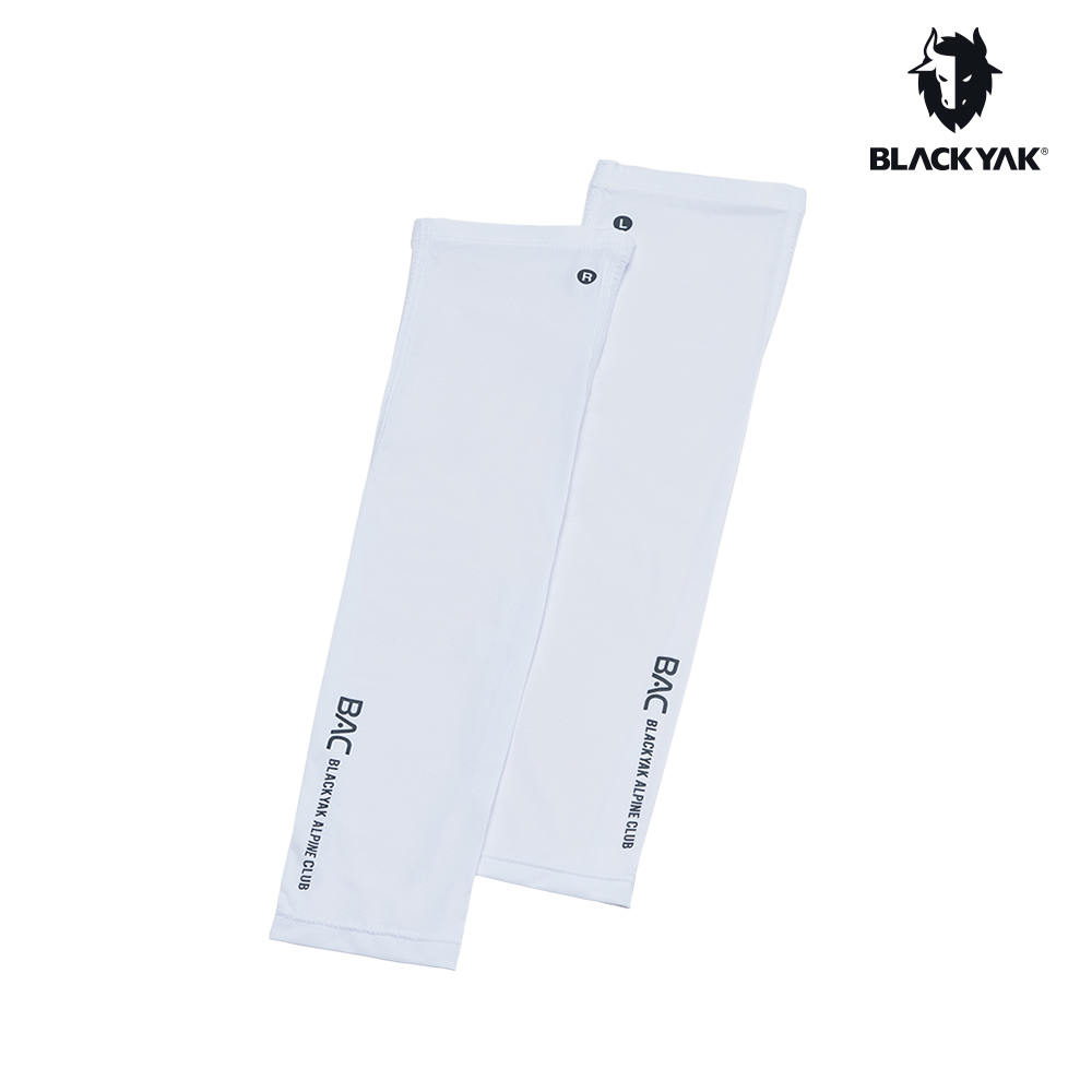 【BLACKYAK】AQUAX MESH涼感袖套(白色)-尼龍涼感/內側透氣面料|CB1NAM02|2BYXXX3905