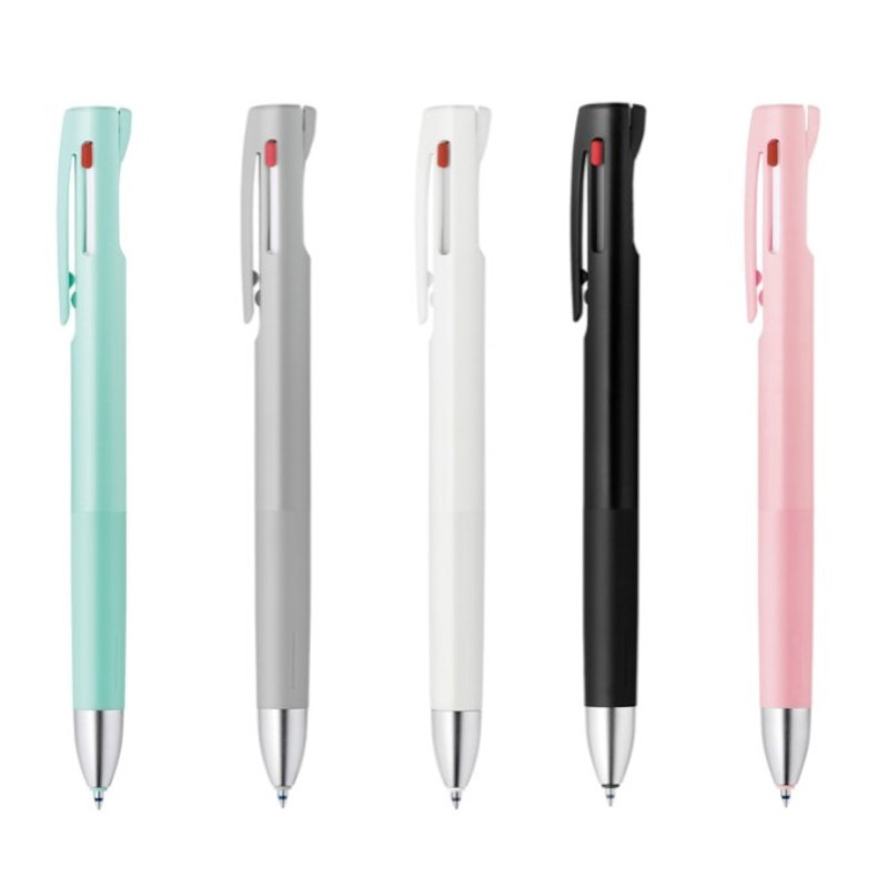 斑馬ZEBRA  bLen 3色原子筆 0.5(B3AS88)-黑桿/粉紅/灰/白/粉綠